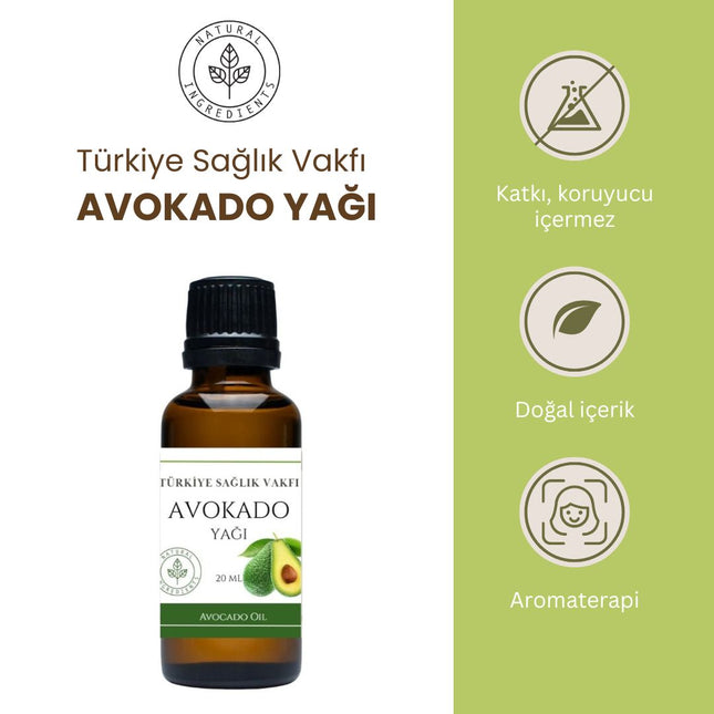 Türkiye Sağlık Vakfı Avokado Yağı & Avocado Oil 20ml