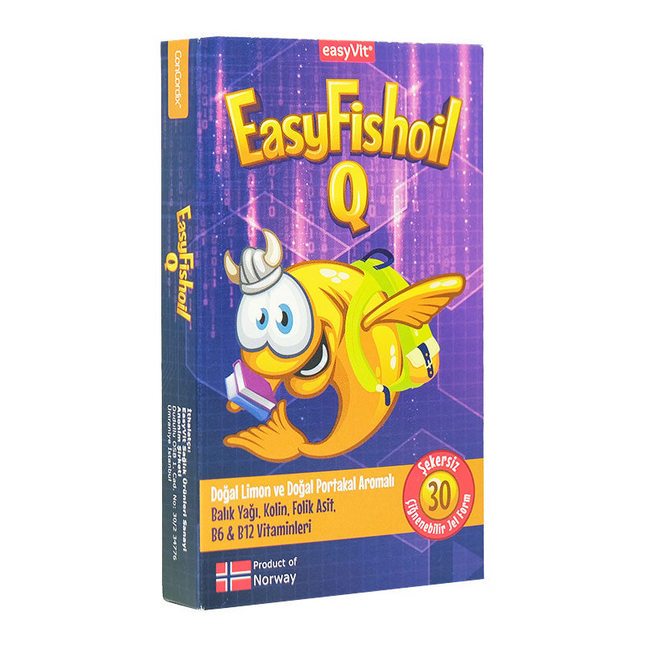 EasyVit Easy Q Kids 30 Çiğnenebilir Form