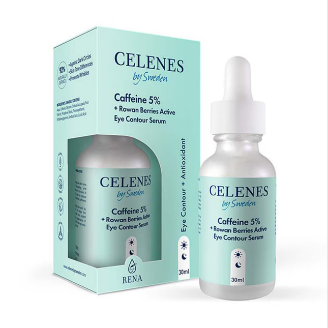 Celenes Caffeine %5 + Rowan Berries Serum 30 ml