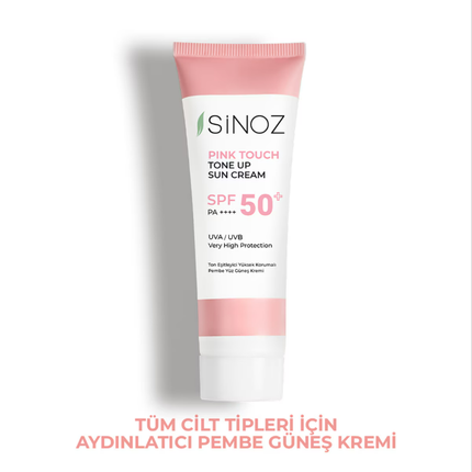 Sinoz Pink Touch Ton Eşitleyici Yüz Güneş Kremi Spf50 50 ml