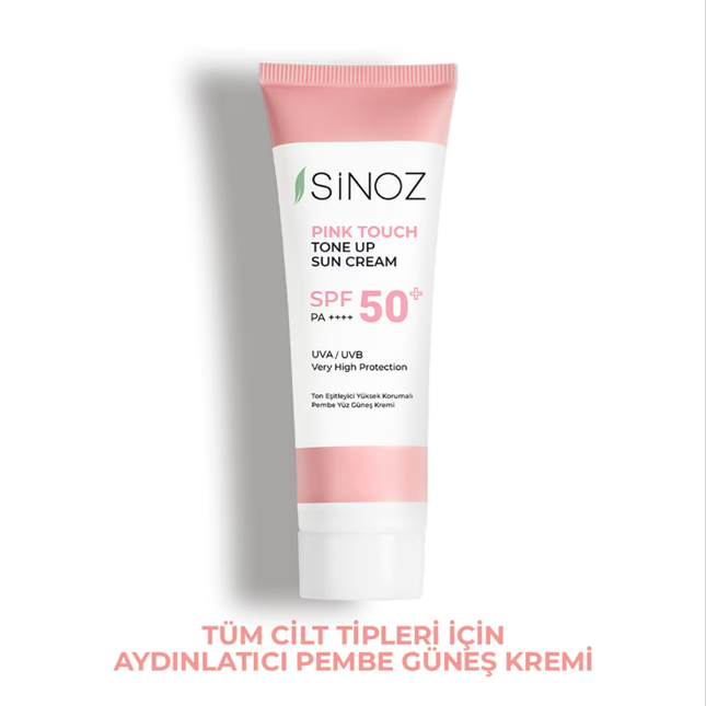 Sinoz Pink Touch Ton Eşitleyici Yüz Güneş Kremi Spf50 50 ml
