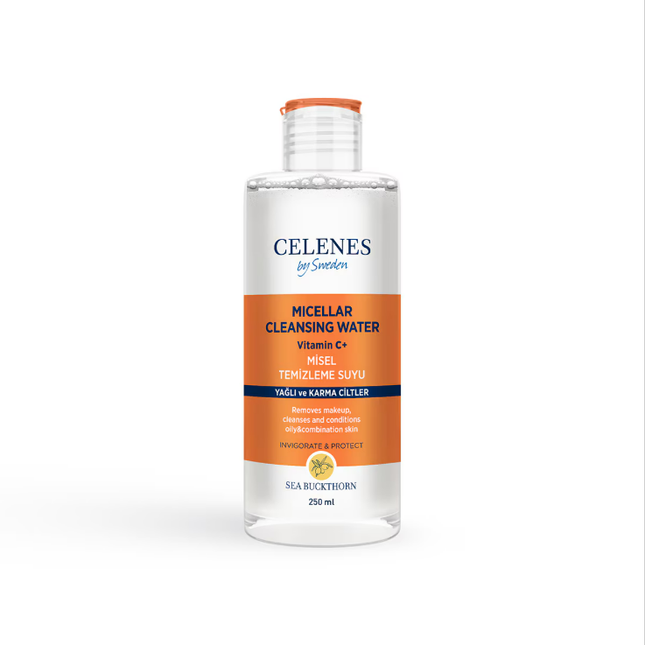 Celenes Sea BuckThorn Micel Temizleme Suyu Yağlı ve Karma Ciltler 250 ml