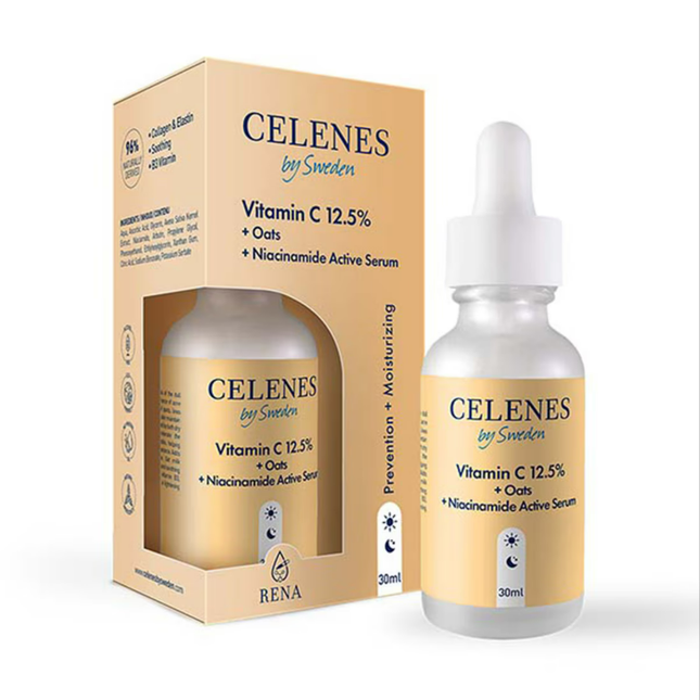 Celenes Vitamin C 12,5% + Oats + Niacinamide Serum 30 ml