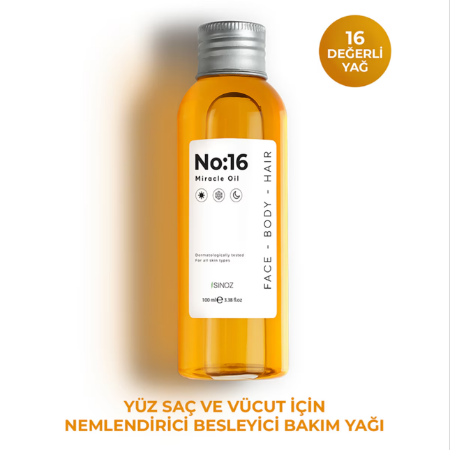 Sinoz No: 16 Mucizevi Bakım Yağı 100 ml