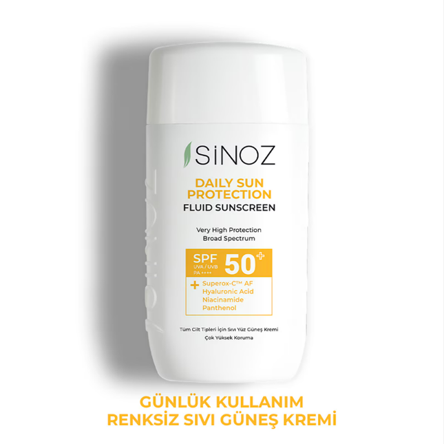 Sinoz Günlük Kullanım Fluid Güneş Kremi Spf50+ 50 ml