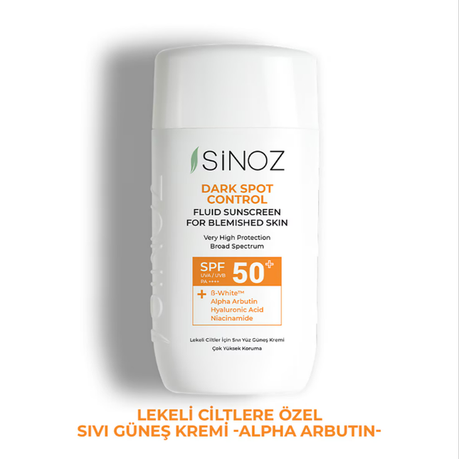 Sinoz Lekeli Ciltler Fluid Güneş Kremi Spf50+ 50 ml
