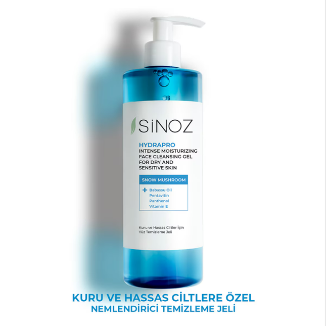 Sinoz Kuru ve Hassas Ciltler Yüz Temizleme Jeli 400 ml