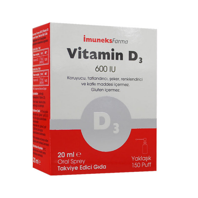 ImuneksVitamin D3 600 IU 20 mL Sprey