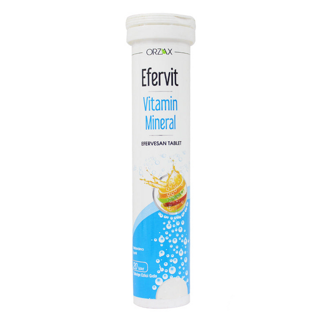 Orzax Efervit Multivitamin 20 Tablet