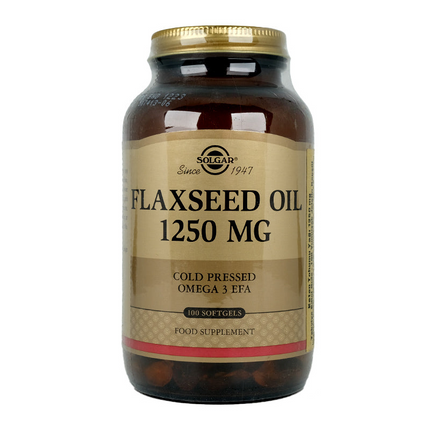Solgar Flaxseed Oil 1250 Mg 100 Softjel